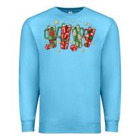 Ocean Blue Christmas cups Premium Sweatshirt - MaliasSmallBusiness
