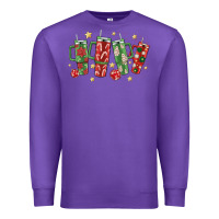 Purple Christmas cups Premium Sweatshirt - MaliasSmallBusiness