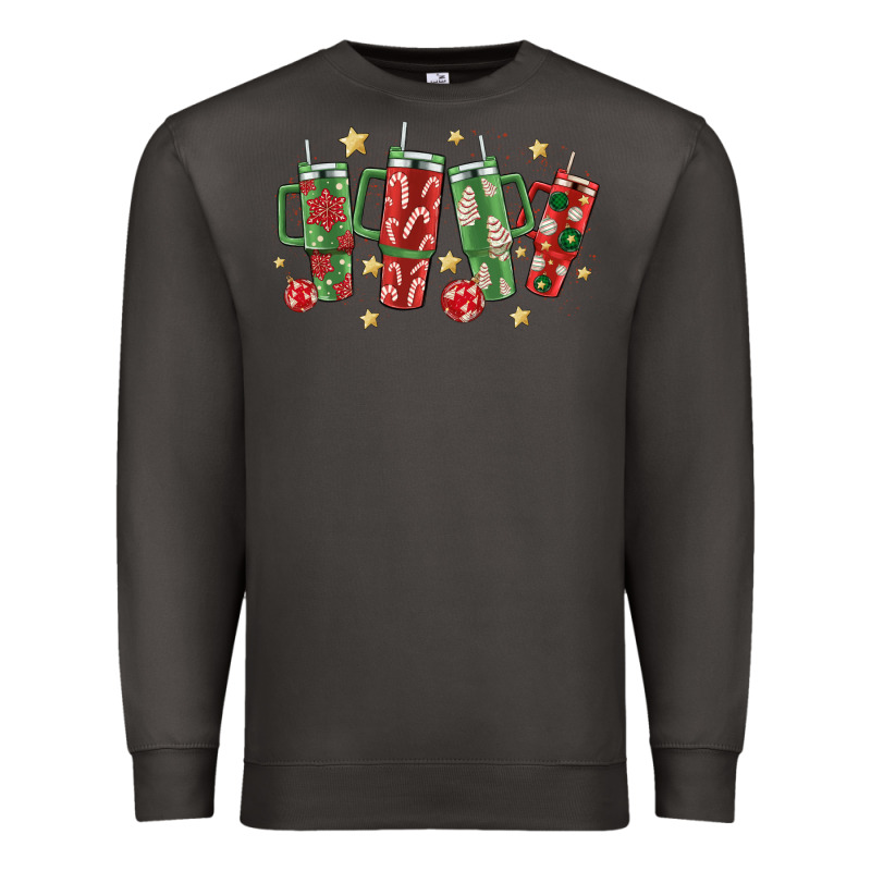 Christmas Cups Premium Sweatshirt by MaliasSmallBusiness | Teevron