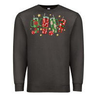 Smoke Christmas cups Premium Sweatshirt - MaliasSmallBusiness