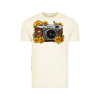 Vintage Arctic sunflower bee vintage camera Vintage Tee - FaDigitalArtStudio