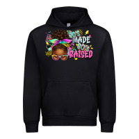 Black 70's made 80's raised afro messy bun Urban Hoodie - texasbilliewilder