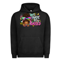 Pigment Black 70's made 80's raised afro messy bun Urban Hoodie - texasbilliewilder
