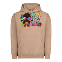 Pigment Burro 70's made 80's raised afro messy bun Urban Hoodie - texasbilliewilder