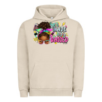 Pigment French Oak 70's made 80's raised afro messy bun Urban Hoodie - texasbilliewilder