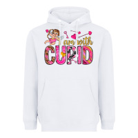 White i am with cupid Heavyweight Hoodie - NancyCooperArtShop