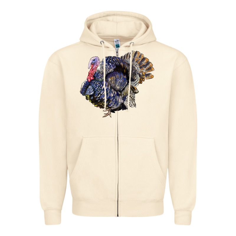 Bronze Turkey Zipper Hoodie by LillyAllenDesigns | Teevron