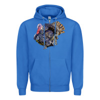 True Royal Bronze Turkey Zipper Hoodie - LillyAllenDesigns