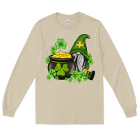 Mushroom st patricks gnome and pot of gold Long Sleeve Tee - AdoDesignShop