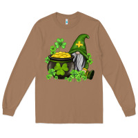 Toasted Coconut st patricks gnome and pot of gold Long Sleeve Tee - AdoDesignShop