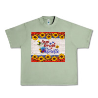 Oil Green i'm not drunk i'm patriotic Urban Heavy Tee - HRA Design Shop