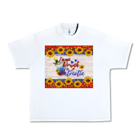 White i'm not drunk i'm patriotic Urban Heavy Tee - HRA Design Shop
