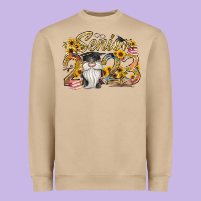 Senior 2023 Heavyweight Sweatshirt Designed By Racoondesign