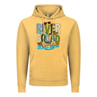 Vintage Mustard river squad Vintage Hoodie - Zillion Design Studio