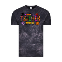 Cloud Black teacher halloween Vintage Tee - RacoonDesign