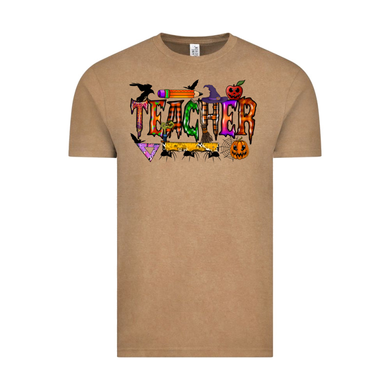Teacher Halloween Vintage Tee by RacoonDesign | Teevron