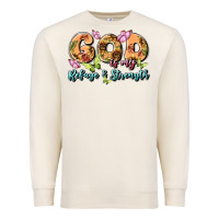 Sandshell god is my refuge and strength Premium Sweatshirt - MaliasSmallBusiness