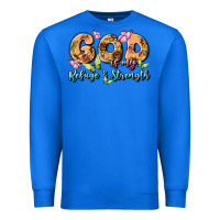 True Royal god is my refuge and strength Premium Sweatshirt - MaliasSmallBusiness