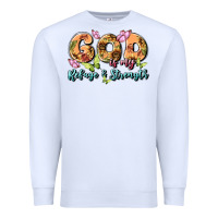 White god is my refuge and strength Premium Sweatshirt - MaliasSmallBusiness