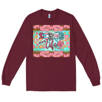 Burgundy scrub life tumbler Long Sleeve Tee - BundleAndBundleShop
