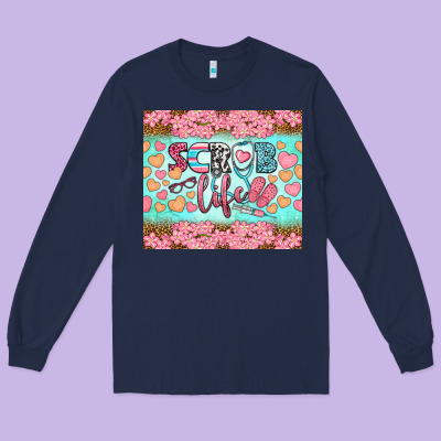 Scrub Life Tumbler Long Sleeve Tee Designed By Bundleandbundleshop