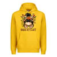 Lemon Hair stylist messy bun Premium Hoodie - BarkalooDesign