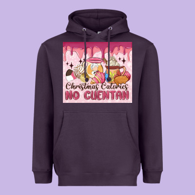 Christmas Calories No Cuentan Heavyweight Hoodie Designed By Maliassmallbusiness