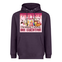 Plum christmas calories no cuentan Heavyweight Hoodie - MaliasSmallBusiness