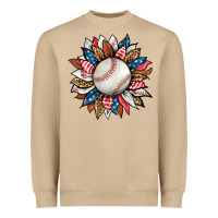 Mushroom baseball sunflower Heavyweight Sweatshirt - HRA Design Shop