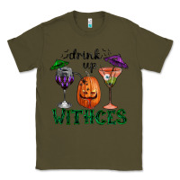 Army Green drink up withces halloween Classic Tee - RanaPortraitStore