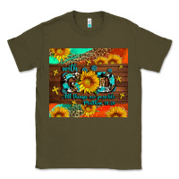 Army Green with god all things are possible Classic Tee - AdoDesignShop