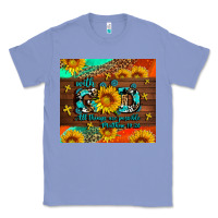Colony Blue with god all things are possible Classic Tee - AdoDesignShop