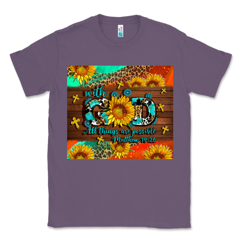 With God All Things Are Possible Classic Tee by AdoDesignShop | Teevron