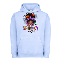 Pigment Grape Ice Spooky vibes afro messy bun Urban Hoodie - NancyCooperArtShop