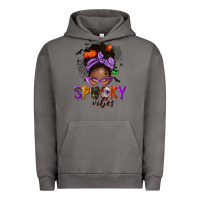 Pigment Tornado Spooky vibes afro messy bun Urban Hoodie - NancyCooperArtShop