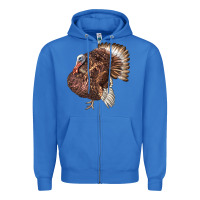 True Royal Bourbon Red Turkey Zipper Hoodie - LillyAllenDesigns