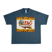 Midnight Navy god bless america Urban Heavy Tee - HRA Design Shop