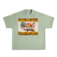 Oil Green god bless america Urban Heavy Tee - HRA Design Shop