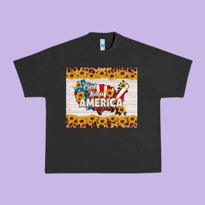 God Bless America Urban Heavy Tee Designed By Hra Design Shop