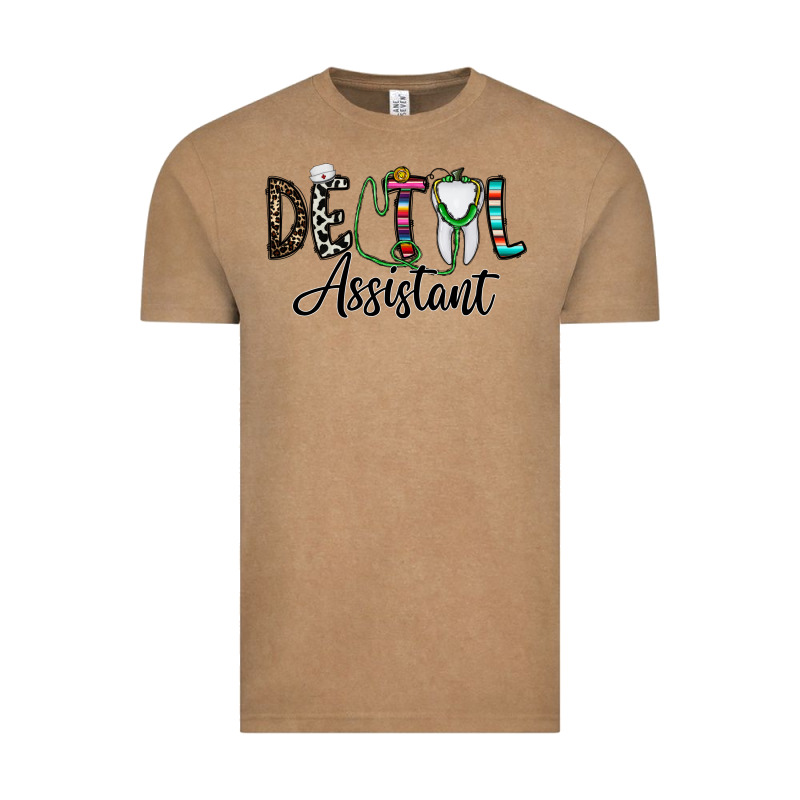 Dentalassistant Vintage Tee by CowhideDigitalArt | Teevron