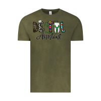 Vintage Olive dentalassistant Vintage Tee - CowhideDigitalArt