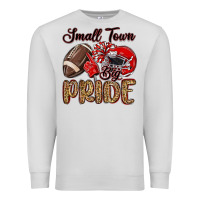 Dove Grey small town big pride red Premium Sweatshirt - MaliasSmallBusiness