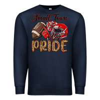 Navy small town big pride red Premium Sweatshirt - MaliasSmallBusiness