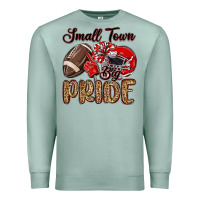 Seafoam small town big pride red Premium Sweatshirt - MaliasSmallBusiness