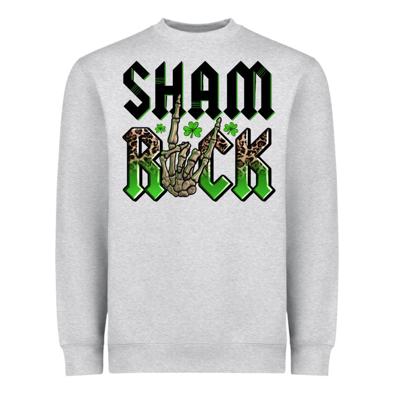 St. Patrick's Shamrock Heavyweight Sweatshirt by OliviaCreatesArt | Teevron