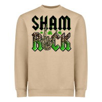 Mushroom St. Patrick's shamrock Heavyweight Sweatshirt - OliviaCreatesArt