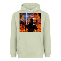 Matcha western firefighters Heavyweight Hoodie - MaliasSmallBusiness