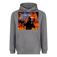 Storm western firefighters Heavyweight Hoodie - MaliasSmallBusiness