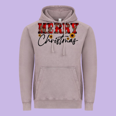 Merry Christmas Vintage Hoodie Designed By Jahusdesignshop