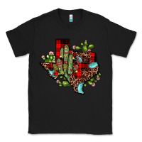 Black cactus christmas texas map Classic Tee - JahusDesignShop